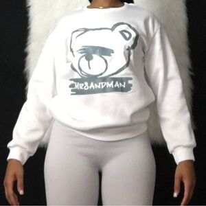 White Graphic Sweatshirt